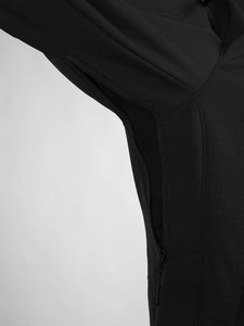 แจ็คเก็ตกันลมแบบมีฮู้ด ซิปหน้า น้ำหนักเบา ผ้าซอฟต์เชลล์ พิมพ์ลายได้ตามสั่ง ผลิตตามแบบ OEM สำหรับทุกเพศ เหมาะกับฤดูหนาว สไตล์ไฮสตรีท ผลิตจากโพลีเอสเตอร์ 100% กันน้ำ - Product Image 4