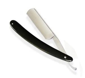 Maquinilla de afeitar profesional de borde recto con una sola hoja maquinilla de afeitar de peluquero al por mayor mejor calidad maquinilla de afeitar mango de plástico - Product Image 3