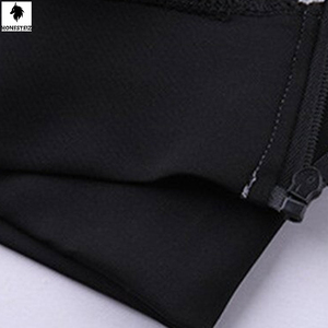 ชุดวอร์มเล่นกีฬาแบบลำลองของผู้ชายชุดวิ่งจ๊อกกิ้งทำจากผ้าขนสัตว์ชุดฝึกเอวยางยืดแบบแบนตกแต่งลายด้านหน้าราคาถูก - Product Image 5