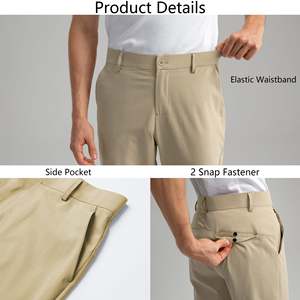 <b>Men's</b> Pants Washed <b>golf</b> wear <b>trousers</b> designed for athletes needing comfort airflow and consistent outdoor performance - Product Image 5