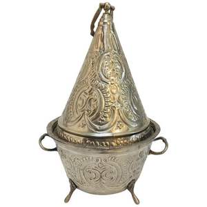 Brûleur d'encens de luxe en or, design étoile, style piédestal, encensoir décoratif, artisanat, brûleur d'encens en laiton pur, prix de gros - Product Image 3