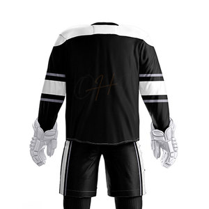 Uniforme de hockey sobre hielo cómodo y personalizado, en stock, 100% poliéster, fabricado por Oye Hoye International - Product Image 6