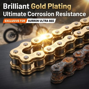 JFG Catena <span class=keywords><strong>Moto</strong></span> O-Ring 520HV 120L Ad Alte Prestazioni Resistente Dorata Ricambi Trasmissione Universale per <span class=keywords><strong>Moto</strong></span> da Cross - Product Image 4