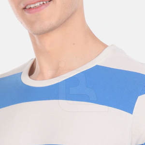 Camiseta de algodón 100% de alta calidad informal de manga corta con cuello redondo para hombre del fabricante OEM - Product Image 5