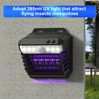 Trampa para Mosquitos con Sensor de Movimiento LED Solar Ecológica a Prueba de Agua para Exteriores 2025, Anti UV, Cobertura de 50-100m, Control de Plagas
