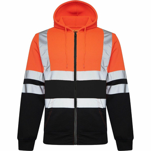 2025 usine fournit des sweats à capuche haute visibilité couleur personnalisée avant haute visibilité Construction vêtements de travail pas cher prix de haute qualité - Product Image 2