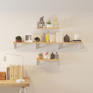 Set mit <span class=keywords><strong>2</strong></span> schwimmenden Wandre galen 23,6 Zoll, Wandre gal aus Holz, hängendes Regal, Organizer mit Hoch leistungs halterungen - Product Image 6