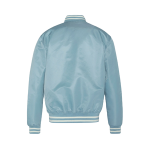 Logotipo personalizado bordado de cuero de béisbol Bomber chaqueta de cuero Varsity para los hombres - Product Image 2