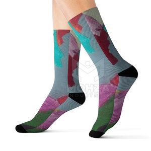 Chaussettes Athlétiques Décontractées Respirantes et Écologiques en Spandex/Polyester, Dernier Design, Meilleures Ventes, Service OEM, Vente en Gros, Faible MOQ, Douces pour Hommes - Product Image 3