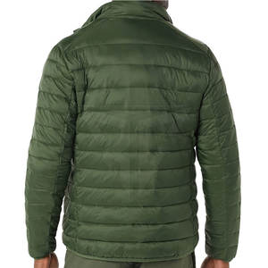 Chaqueta acolchada de lana para hombre 2024, estilo callejero personalizado, cuello levantado, manga larga, tela polar, invierno, precio al por mayor, Air - Product Image 4