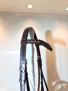 Brida y rienda de caballo de cuero de exportación global MH de calidad superior con logotipo personalizado OEM ODM disponible - Product Image 3