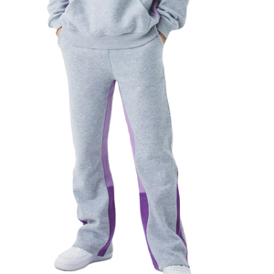 Fabricación entrenamiento Jogging impreso chándal hombres transpirable entrenamiento peso ligero impreso hombres apilados chándal acampanado para hombres - Product Image 3