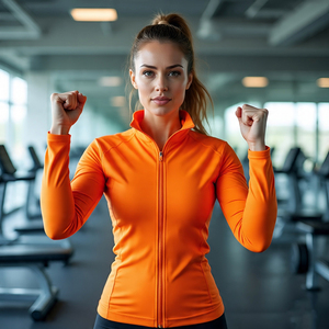 Fitness Gym Wear Training Jacket Ladies Yoga Sportswear Fútbol Poliéster Chaquetas Mujer | Senderismo Mujer Cremallera Prendas de abrigo - Product Image 1