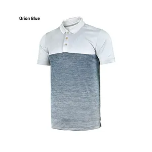 Moda alta qualidade em branco golfe polo t camisas algodão poliéster impressão logotipo personalizado homens camisa polo