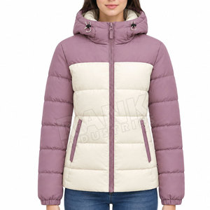 Eco Friendly <b>Women</b> Puffer <b>Jacket</b> Breathable <b>Lightweight</b> Material Low MOQ Warm Winter Outerwear - Product Image 4
