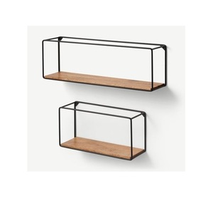 New Premium Handmade Antique Design square Shape Set of 2 Wall Reck <b>Shelves</b> at Very extreme Cost - Product Image 1