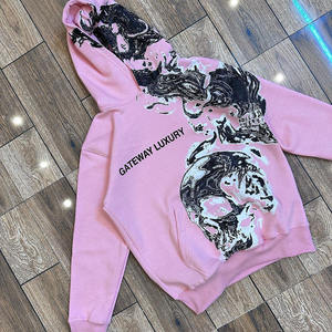 Sudaderas con Sublimación, Mezcla de Poliéster y Algodón, Felpa, Ropa de Invierno, Sudadera con Capucha, Impresión Personalizada, Hombre, Talla Grande, Transpirable - Product Image 1