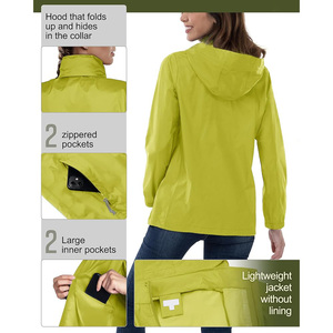 Chaqueta cortavientos Softshell personalizable para mujer, resistente al viento, duradera, tiras reflectantes, OEM/ODM disponible - Product Image 5