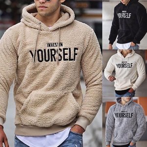 Sweat à capuche unisexe en molleton épais, logo personnalisé imprimé, doublure tricotée, antibactérien, séchage rapide, hiver, haute qualité, grandes tailles - Product Image 3