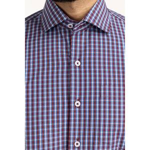 Camisas Casuales de Corte Moderno para Hombre FS-CHK25-255 100% Algodón Popelina Talla XL - Product Image 1
