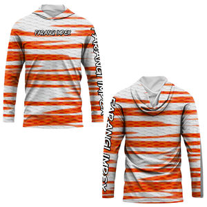 Camisas DE PESCA DE EQUIPO OEM para hombre, Sudadera de cuello redondo de manga larga, protección UV para exteriores, ropa de pesca transpirable, chaqueta de sublimación - Product Image 6