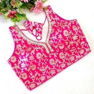 Blusa con cuello en V de poliéster informal moderna para adultos, patrón estampado, lámina de hilo con lentejuelas, trabajo elegante, decoración cosida de retazos, bodas - Product Image 2