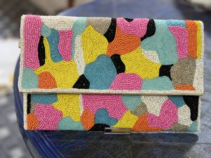 Diseñador de estilo bohemio indio para mujer, gran capacidad, hecho a mano, mensajero, compras de noche, bolso de mano, estilo bohemio con cuentas, venta al por mayor - Product Image 2