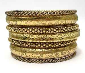 กำไลข้อมือแฟชั่นทำจากทองเหลืองฮอร์นอย่างหรูหราดีไซน์น่าทึ่ง - Product Image 5