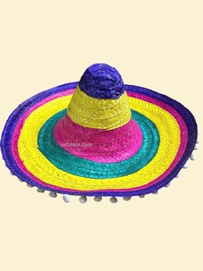 Vietnam Handmade Cowboy Straw Sombrero <b>Hat</b>-Summer Beach Festival & Daily Use Unisex Adult <b>Hat</b> - Product Image 3