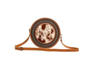 Hecho a medida bohemio Mini Sling mensajero de cuero mecanizado a mano monedero borla flor occidental cuero genuino de vaca - Product Image 6