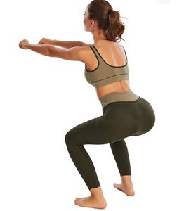 Nouvelles femmes Yoga tenues 2 pièces ensemble survêtements d'entraînement soutien-gorge de sport taille haute Legging vêtements de sport ensemble de vêtements de sport - Product Image 6