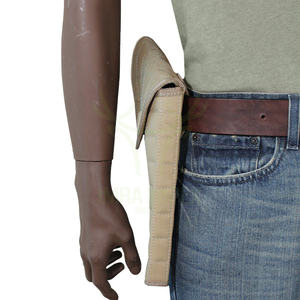 OEM al por mayor personalizado táctico Flap Gun Holster Durable cuero genuino Nylon portátil de lona al por mayor soporte de pistola portátil - Product Image 5