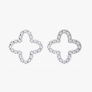 High on Demand 18k Gold Plated Wholesale Fancy Small Gold Earrings Ladies Earrings for Party Girls from Indian Supplier - Product Image 1