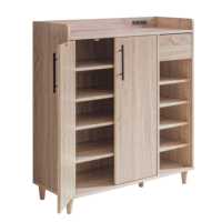 Meuble à chaussures moderne TZ-C80AK en panneaux de particules/MDF pour salon, mobilier de maison, rangement pratique, utilisation hôtelière et scolaire