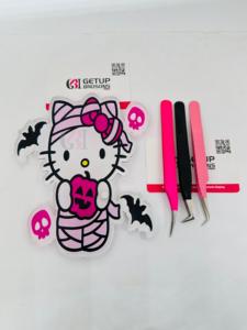 ขนตาปลอมฮาโลวีนพร้อมแม่เหล็กสำหรับต่อขนตาแหนบอะคริลิคเคทตามสั่งแบบยั่งยืน - Product Image 3