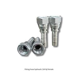 High Quality 3/4 Inch Female Carbon Steel <b>Hydraulic</b> Hose Fitting NJ Type <b>Hydraulic</b> Pipe Connector <b>Hydraulic</b> <b>Tools</b> <b>Accessories</b> - Product Image 2