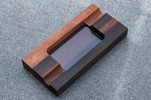 Cenicero de madera refinado para cigarrillos Atractivo y durabilidad atemporal - Product Image 3