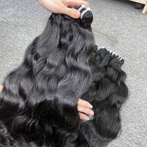ผมมนุษย์สำหรับต่อผมแท้แบบไม่ผ่านกระบวนการผม100% คลื่นธรรมชาติเวียดนามผู้บริจาคหนึ่งคน - Product Image 2