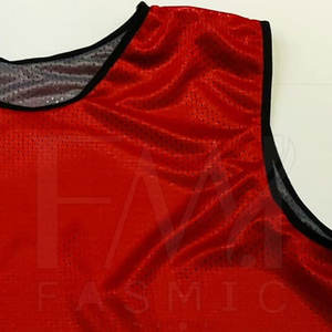 เสื้อกั๊กกีฬาทนทานสองด้านใส่กลับด้านได้เสื้อฟุตบอลผ้ากันเปื้อนสำหรับฝึกซ้อมสีพลัสไซส์สำหรับทีมกีฬา - Product Image 3