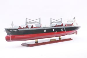 HTK GALAXY SHIP Modèle de bateau en bois fabriqué à la main Navire commercial pour exposition ou collection pour Noël - Product Image 2