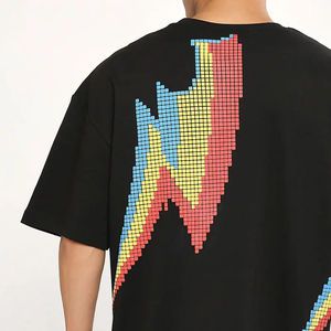 Camiseta informal de algodón de verano, camiseta estampada para hombre, ropa de calle, camisetas gráficas personalizadas, camiseta suave de cuello redondo, camiseta ajustada - Product Image 6