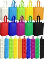 Sac fourre-tout vertical réutilisable personnalisé avec logo imprimé, en tissu non tissé thermocollé, sac de courses écologique et recyclable, marque CENPLAS