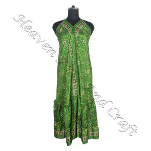 SD022 Saree / Sari / Shari indien et pakistanais vêtements de l'Inde Hippy Boho longue Unique Cool Maxi indien Vintage Sari robe - Product Image 1