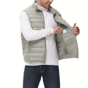 Chaleco Acolchado para Hombre, Personalizado con Logotipo, de Poliéster, Impermeable, Transpirable, para Uso en Exteriores en Invierno, Venta al Por Mayor - Product Image 6