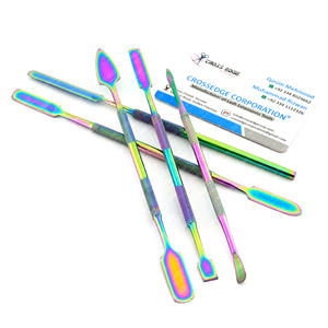 Herramientas de tallado de cera Best Seller, espátula de acero inoxidable, agarre antideslizante, espátula de hoja plana, juego de tallado y modelado, Instrumentos dentales - Product Image 6