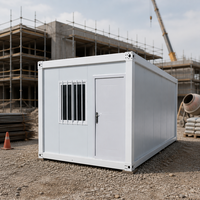 Maisonnette préfabriquée mobile en acier léger de type X, prête à l'emploi, pour magasin ou boutique