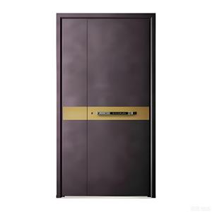 Puerta de Seguridad Principal Comercial de Aluminio Fundido Tallado Posmoderno, Venta Directa de Fábrica, con Prevención de Incendios para Supermercados y Casas de Campo - Product Image 5