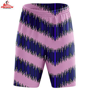Shorts de basket-ball personnalisés avec impression par sublimation, logo en polyester, shorts de course pour hommes - Product Image 1