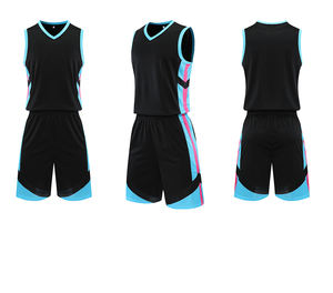 Maillot de basket-ball réversible en polyester 100% personnalisé pour hommes, uniforme d'entraînement respirant personnalisé, vêtements de sport de basket-ball - Product Image 3
