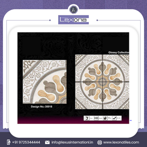 Vente en gros de nouveaux carreaux de sol numériques brillants Galicha Design solide Modern Classic Taille 39.6x39.6mm Fabricant indien fiable - Product Image 3